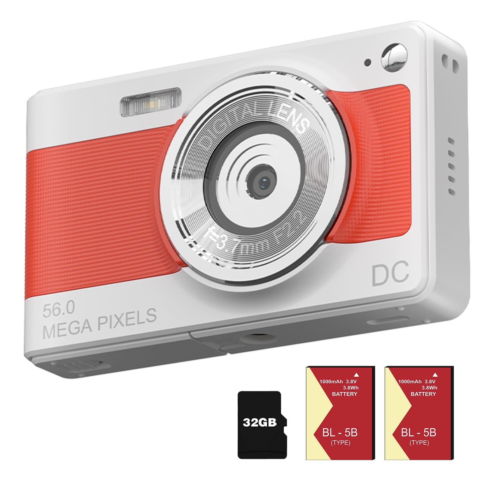 Amazon | デジタルカメラ 1080P対応小型 30FPS、5600万画素 HD ビデオ